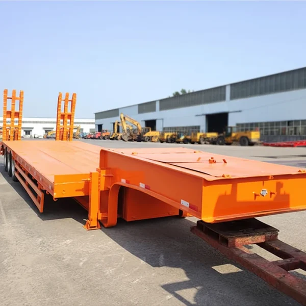 3 Axle Lowboy Semi Truck Trailers