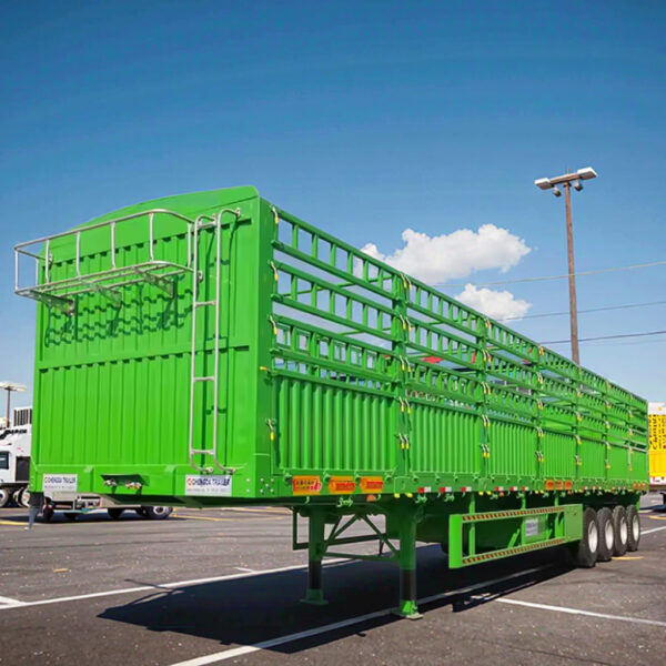 4 Axles Fence Cargo Semi Trailer