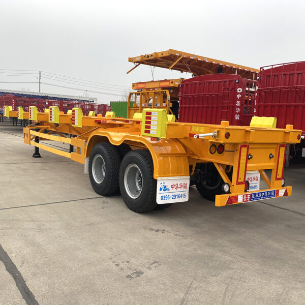 2‑Axle Port Skeletal Container Chassis